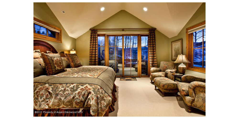 364 Ridge Road, Snowmass Colorado guest bed